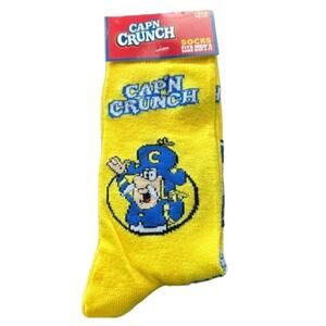 Cap’n Crunch cereal Novelty Crew Socks